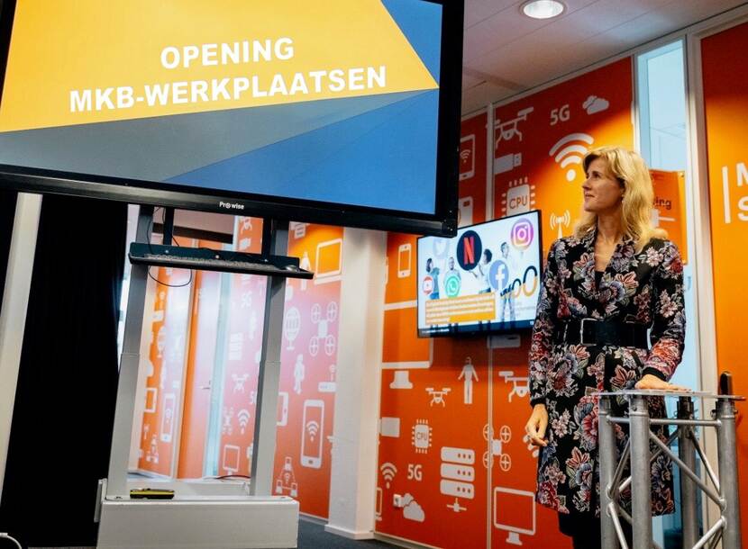 Opening MKB-werkplaatsen staatssecretaris Mona Keijzer