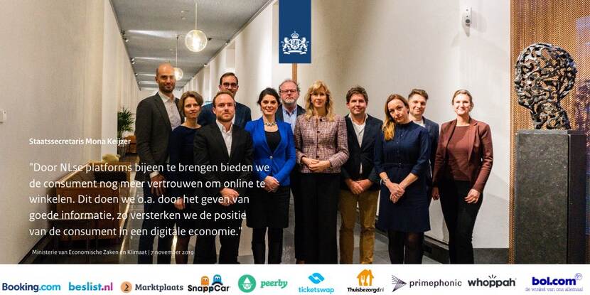 Nederlandse platforms en staatssecretaris werken samen aan consumentenvertrouwen